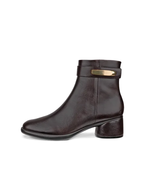 ECCO® Sculpted LX 35 bottines en cuir pour femme - Marron - O