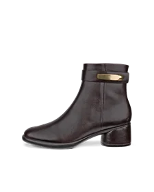 Women's ECCO® Sculpted LX 35 Leather Ankle Boot - Brown - O