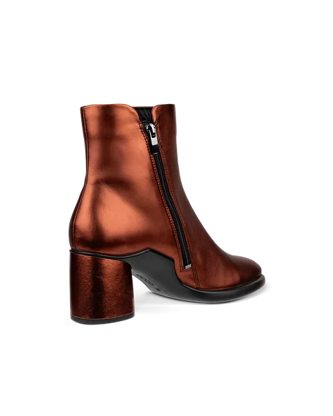 Botas meio cano couro mulher ECCO® Sculpted LX 55 - Castanho - B