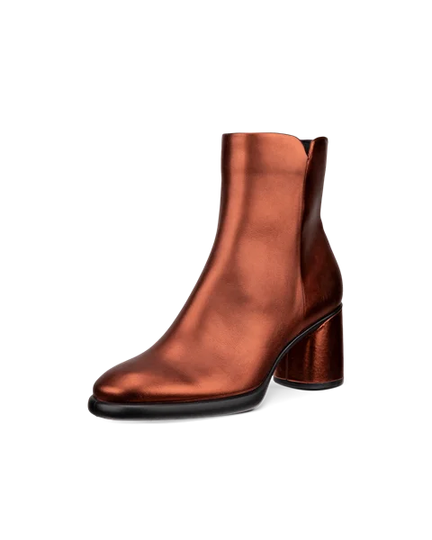 ECCO® Sculpted LX 55 bottes mi-hautes en cuir pour femme - Marron - M