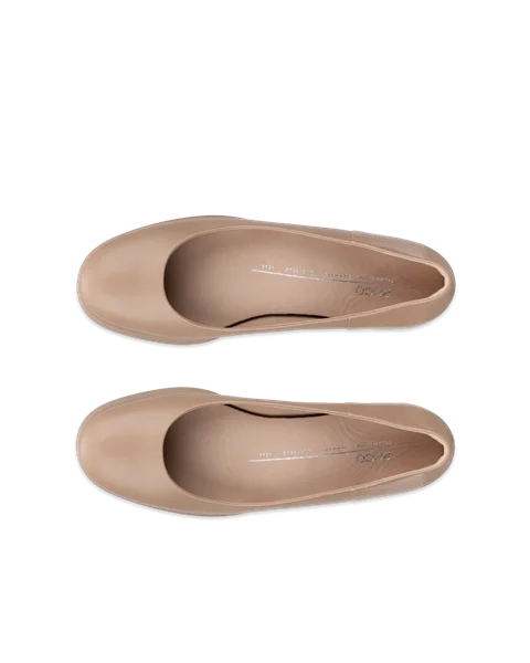 ECCO® Sculpted LX Damen Lederballerina - Braun - Top_Left_Pair