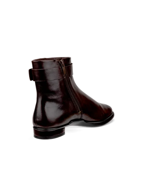 Women's ECCO® Sculpted LX Leather Ankle Boot - Brown - B