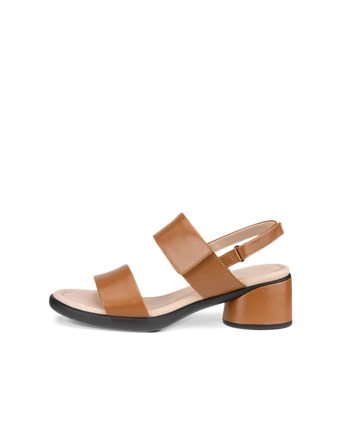 ECCO® Sculpted Sandal LX 35 dame skinnsandal med hæl - brun - O