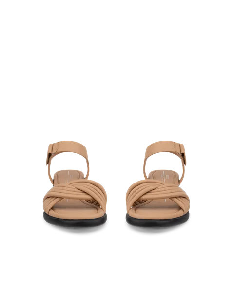 ECCO® Sculpted Sandal LX 35 Damen Ledersandale mit Absatz - Braun - Front_Pair