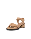 ECCO® Sculpted Sandal LX 35 Damen Ledersandale mit Absatz - Braun - M