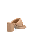 Women's ECCO® Sculpted Sandal LX 55 Leather Heeled Sandal - Beige - B