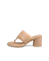 Dámské kožené sandály na podpatku ECCO® Sculpted Sandal LX 55 - Béžová - O