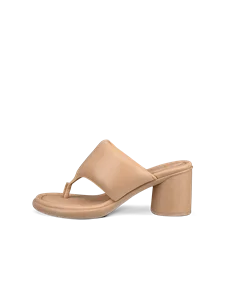 ECCO® Sculpted Sandal LX 55 Dames leren sandaal met hak - Beige - O