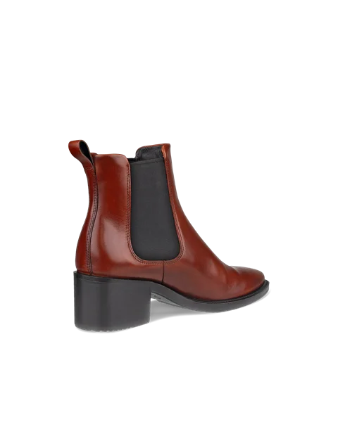ECCO® Shape 35 Sartorelle Chelsea støvler i læder til damer - Brun - B