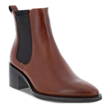 Women's ECCO Shape 35 Sartorelle Leather Chelsea Boot - Brown - Main