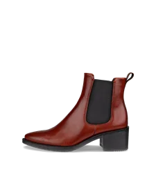 Women's ECCO® Shape 35 Sartorelle Leather Chelsea Boot - Brown - O