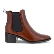 ECCO® Shape 35 Sartorelle Chelsea støvler i læder til damer - Brun - Outside