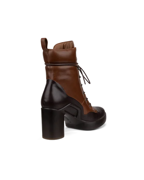 Botins couro mulher ECCO® Shape Sculpted Motion 55 - Castanho - B