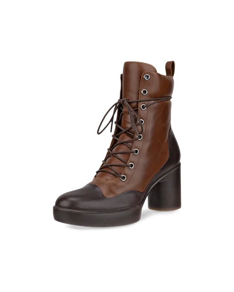 Botins couro mulher ECCO® Shape Sculpted Motion 55 - Castanho - M