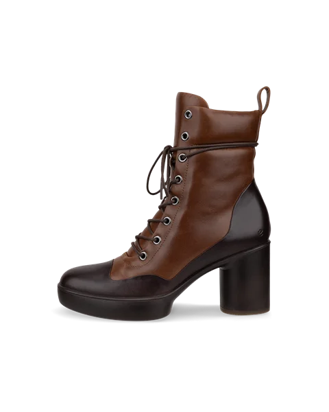 Botins couro mulher ECCO® Shape Sculpted Motion 55 - Castanho - O