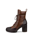 Women's ECCO® Shape Sculpted Motion 55 Leather Ankle Boot - Brown - O