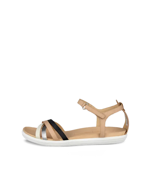 ECCO® Simpil dame flat sandal nubuk - brun - O
