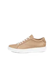 Women's ECCO® Soft 60 Leather Trainer - Brown - O
