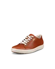 ECCO® Soft 7 dame sneakers skinn - brun - M
