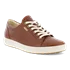 Damskie skórzane sneakersy ECCO® Soft 7 - Brązowy - Main