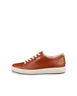 ECCO® Soft 7 dame sneakers skinn - brun - O