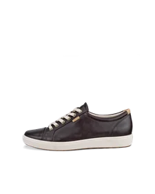 ECCO® Soft 7 Skinnsneaker dam - Brun - O