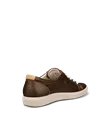 Women's ECCO® Soft 7 Leather Trainer - Brown - B