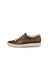 Women's ECCO® Soft 7 Leather Trainer - Brown - O