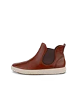Women's ECCO® Soft 7 Leather Chelsea Boot - Brown - O