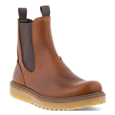ECCO® Staker Damen Chelsea Boot aus Leder - Braun - Main