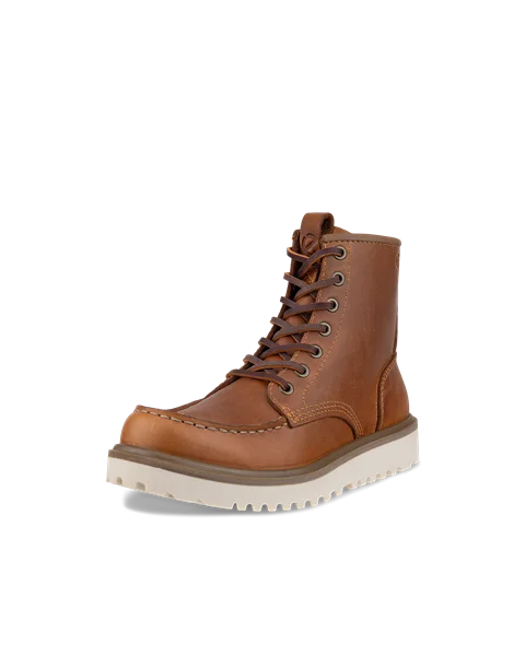 ECCO® Staker női bőr bakancs - Barna - M