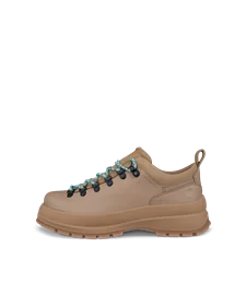 ECCO® Track 30 női bőr sneaker - Barna - O