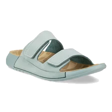ECCO® Cozmo sandaler i nubuck med to remme til damer - Grøn - Main