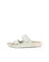 Dámske nubukové sandále 2 remienky ECCO® Cozmo - Zelená - O