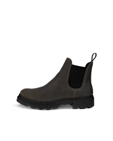 Women's ECCO® Grainer Suede Chelsea Boot - Green - O
