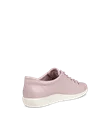 ECCO® Soft 2.0 chaussures de marche en cuir pour femme - Pink - B
