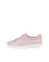 Damskie nubukowe sneakersy ECCO® Soft 2.0 - Różowy - O