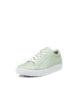 Damskie skórzane sneakersy ECCO® Soft 60 - Zielony - M