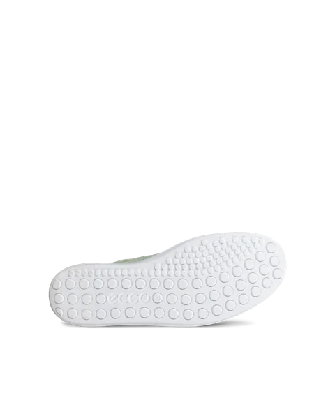 Damskie skórzane sneakersy ECCO® Soft 60 - Zielony - S