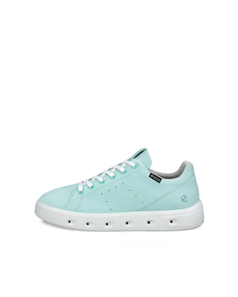 Women's ECCO® Street 720 Nubuck Gore-Tex Trainer - Green - O