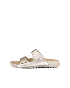 ECCO® Cozmo Damen Ledersandale mit zwei Riemen - Gold - O