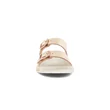 ECCO® Cozmo sandaler i læder med to remme til damer - Guld - Front
