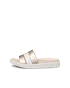 Women's ECCO® Flowt Leather Slider - Gold - O