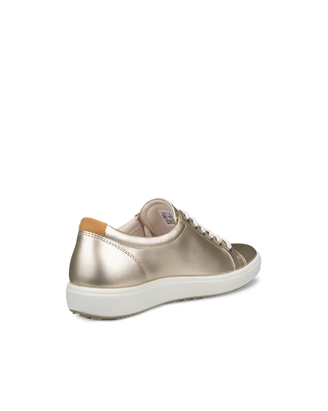 ECCO® Soft 7 Damen Ledersneaker - Gold - B