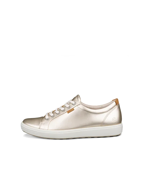 ECCO® Soft 7 Damen Ledersneaker - Gold - O
