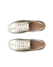 ECCO® Soft 7 Damen Ledersneaker - Gold - Top_Left_Pair