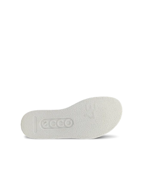 ECCO® Flowt sandale plate en cuir pour femme - Gris - S