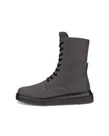 ECCO® Nouvelle Damen Schnürstiefel aus Leder - Grau - O