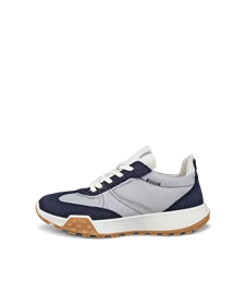 ECCO® Retro Sneaker női bőr sneaker - Szürke - O
