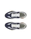ECCO® Retro Sneaker Dames leren sneaker - Grijs - Top_Left_Pair